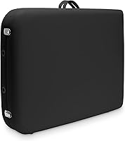 Vista 2 de Saloniture Mesa de masaje plegable portátil básica - Negro