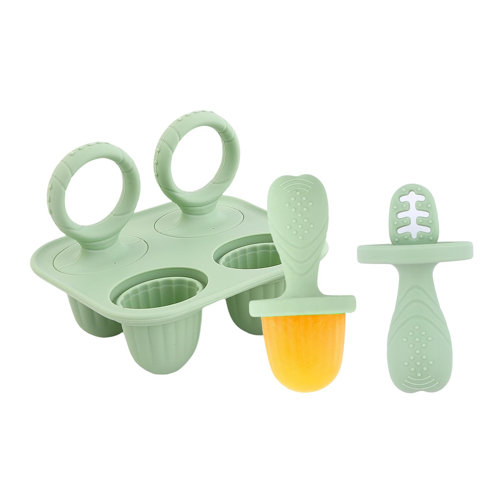 Beimus Silicones Freezers Popsicles Molds Homemade Ices Lollies Molds Popsicles Maker for Making Homemade Freezer Fun Shape Ices Creams
