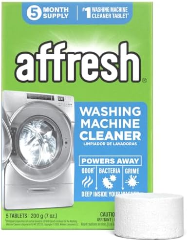 Affresh Washing Machine Cleaner, Helps Power Away Odor Causing Ba...