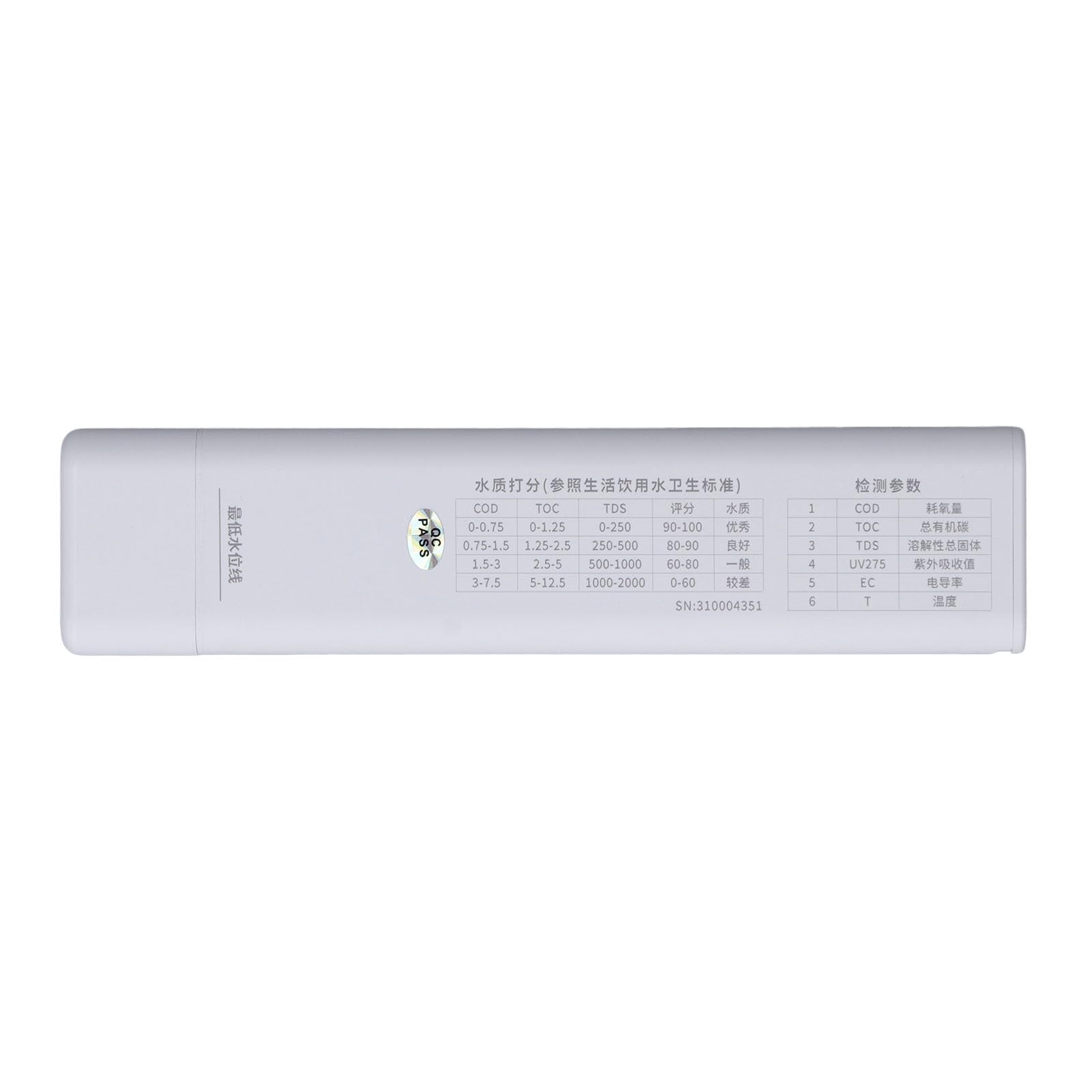Probador de Calidad 6 en conductividad de Temperatura de Bacalao Uv275 para Piscina hidropónica de Acuario
