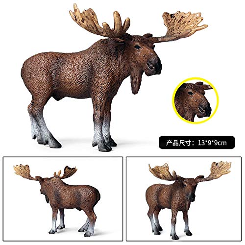 Statue cerf sauvage décorative pour combler le vide d'une étagère - 2