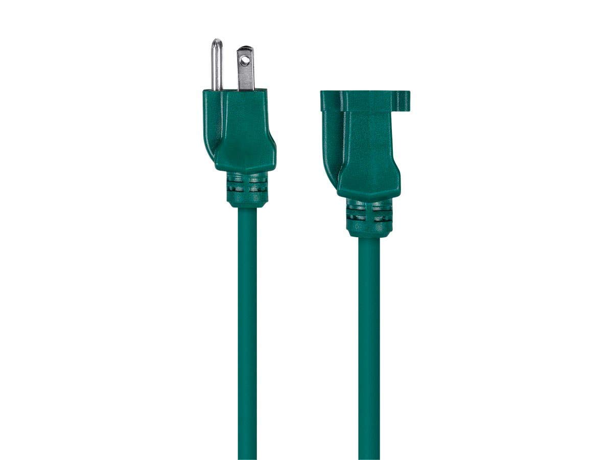 Monoprice 113834 25 '16/3 SJTW Verde Exterior Cable de extensión