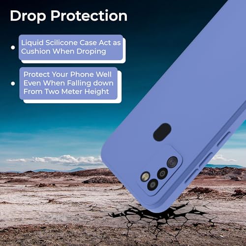 Image of A rtistque Back Cover Case for Samsung Galaxy M21 / Samsung Galaxy M30s with Camera Protection | Shockproof TPU | Stylish Protective Design | Slim Fit | Ultra Matte | Back Cover - Blue