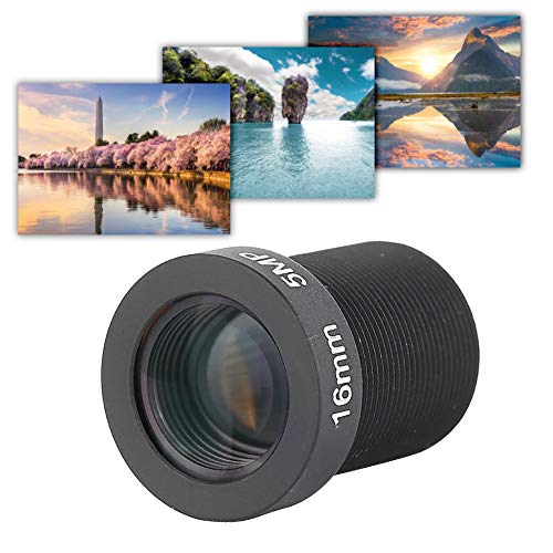 image for Dioche 16mm Fixed Focal Board Lens, 5MP HD CCTV Security Camera Wide A