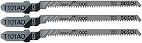 Vista 1 de Bosch T101AO3 3 pc. 3-14 in. 20 TPI Clean para hojas de sierra caladora de madera con mango en T