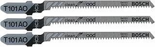 T101AO3 3 pc. 3-1/4 in. 20 TPI Clean for Wood T-Shank Jig Saw Blades