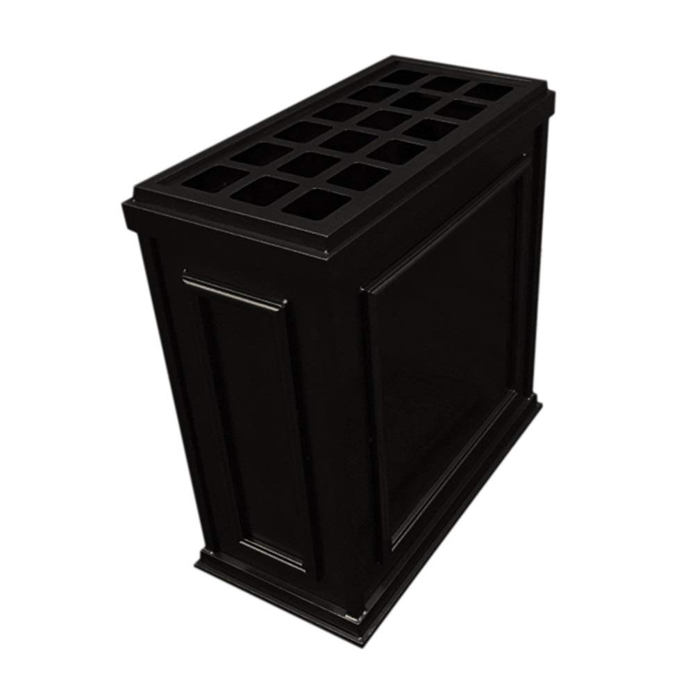 Gonmdopy Black Umbrella Stand, Household Umbrella Stand, Commercial Large Umbrella Stand