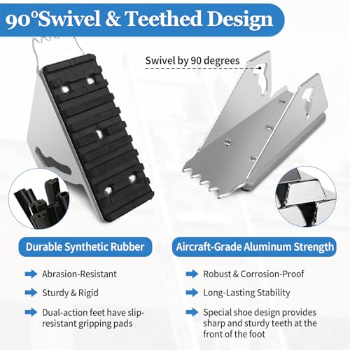 Pieds pour échelle d'extension instable : Solution de rechange aluminium séries D