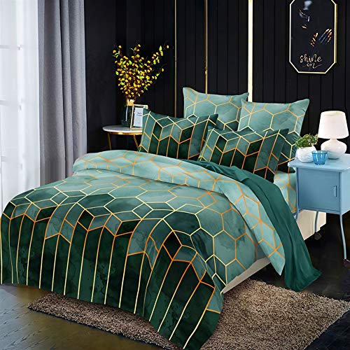 Parure de lit géométrique double pour moderniser votre chambre Queen - 2
