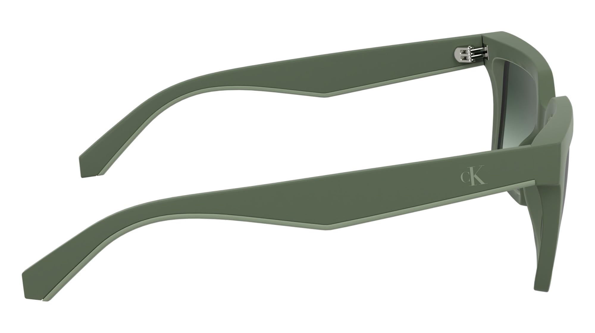 Calvin Klein Jeans Unisex Adult Sunglasses CKJ25602S - Matte Sage with Gradient Green Lens