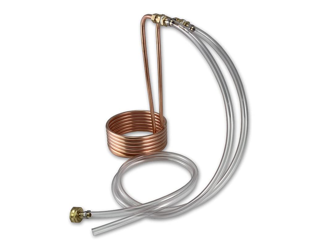 Coldbreak Homebrew 13 Gallon Batch Copper Immersion Wort Chiller, 3/8