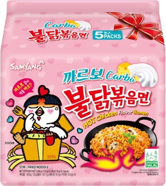 Samyang Noodle Hot Chicken Ramen Carbonara Flavor 130g Buy Online at