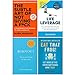 Price comparison product image The Subtle Art of Not Giving a Fck [Hardcover], Life Leverage, Burnout [Hardcover], Eat That Frog 4 Books Collection Set