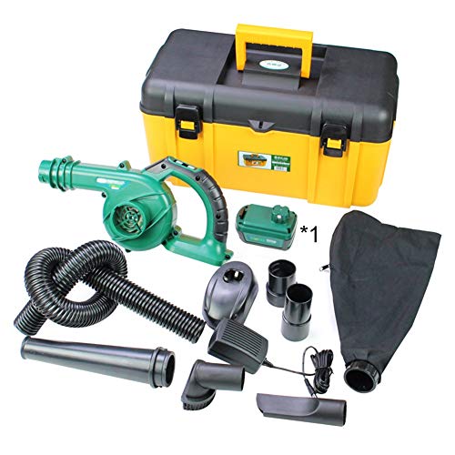 ASDFGHT 2 Speed Electric Leaf Blower - Lightweight Garden Blower, Pure Copper Motor (Size : Battery)