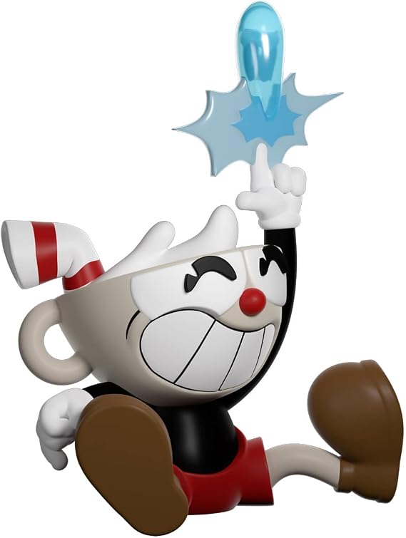 Youtooz Cuphead 4.5 Vinyl Action Figure, Cuphead and Mugman Toys Collection Based on Games