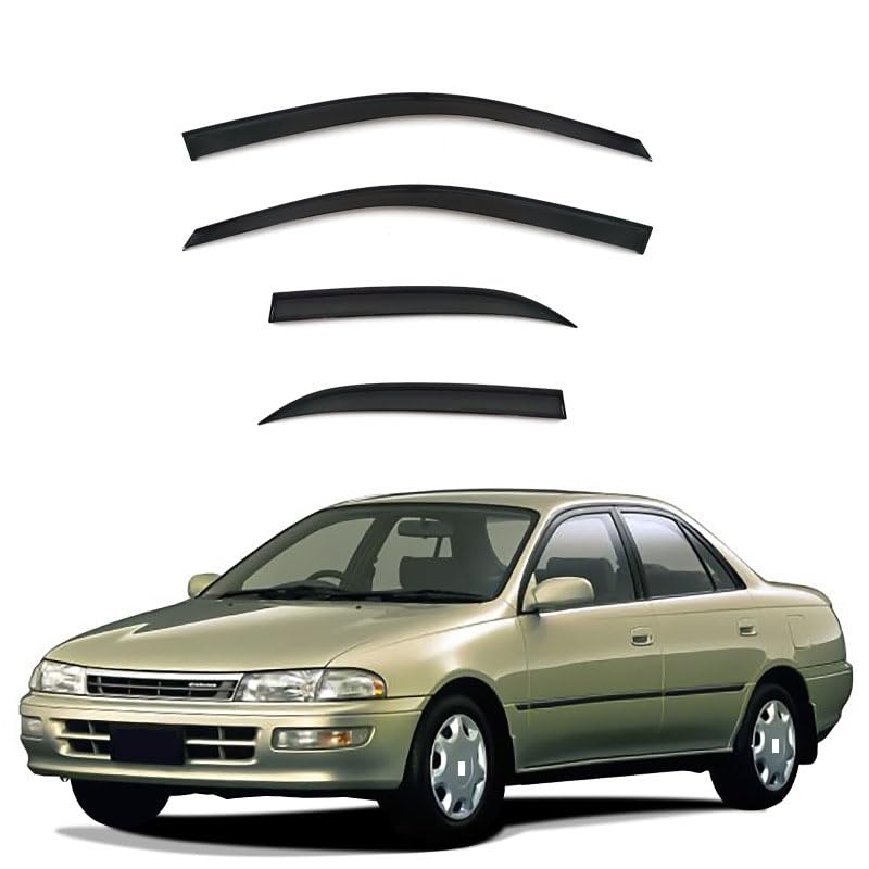 Déflecteurs de vent de voiture anti-pluie pour Toyota Carina 1993-1995 : roulez sans buée