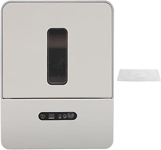 Toilettenpapierspender mit intelligentem Sensor, automatischer, an der Wand montierter Papierrollenhalter mit bewegungsaktiviertem LED-Nachtlicht, elektrisch, batteriebetrieben, (Grau)