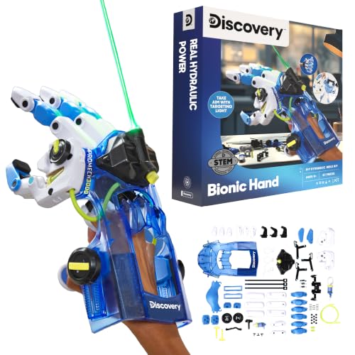 Discovery DIY Bionic Robot Hand Kit 87 Pcs STEM Kids & Teens