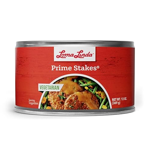 Miniatura 11 de Loma Linda Prime Stakes - Deliciosa proteína a base de plantas para una comida sabrosa y nutritiva - Paquete de 8