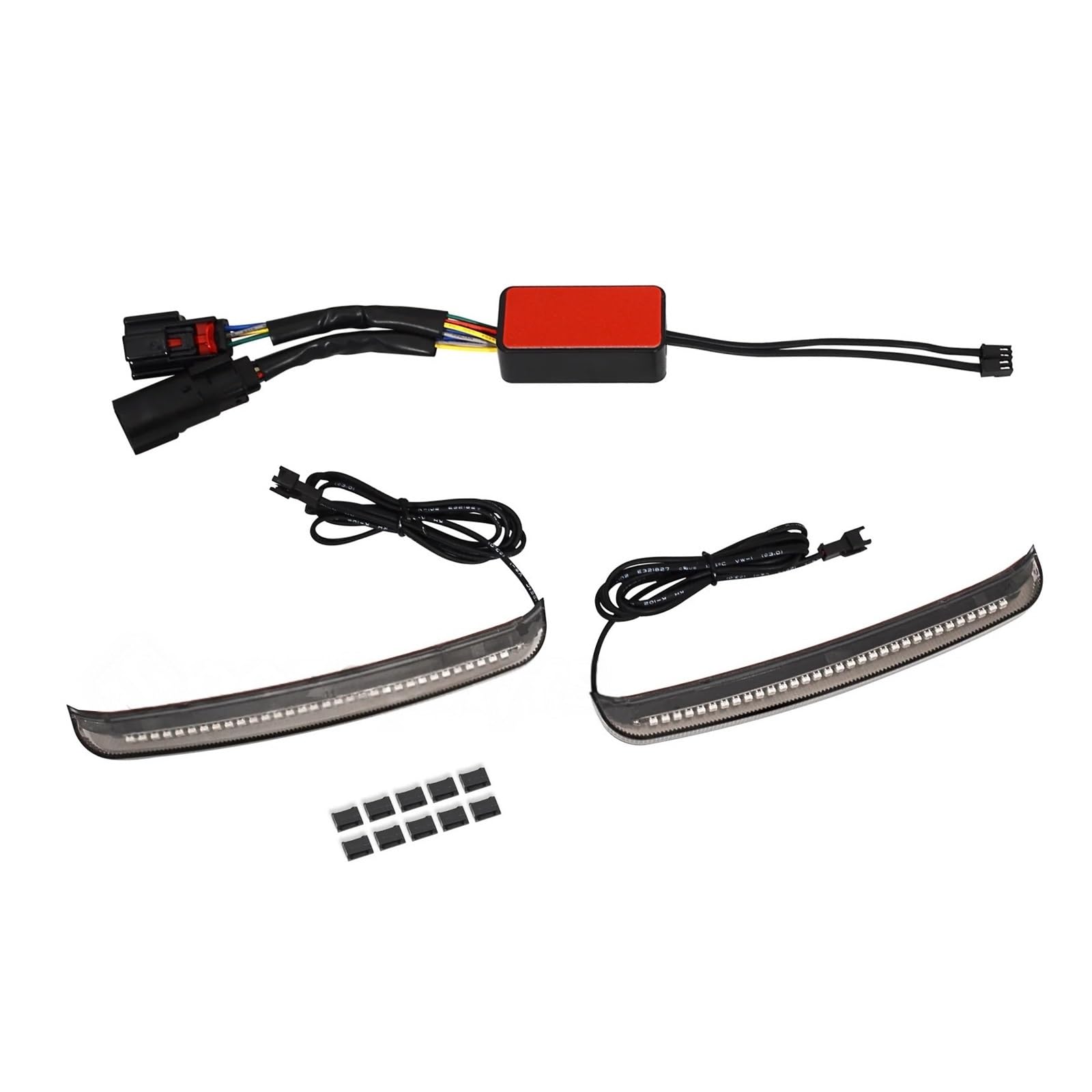Luci di segnalazione a LED per borse laterali per moto marcia/freno/frecce per Har&ley Touring CVO Street Glide Road King Electra Glide 2014-2023 Fanales Posteriore