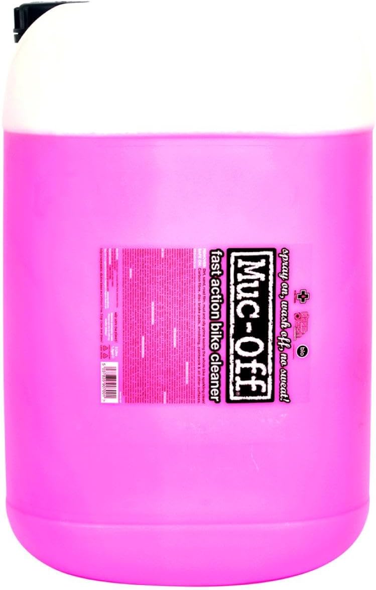 Muc-Off 906 Nano-Tech Motorcycle Cleaner, 25 Litre - Fast-Action Biodegradable Motorbike Cleaning Spray - Safe On All Surfaces And All Types Of Motorcycle