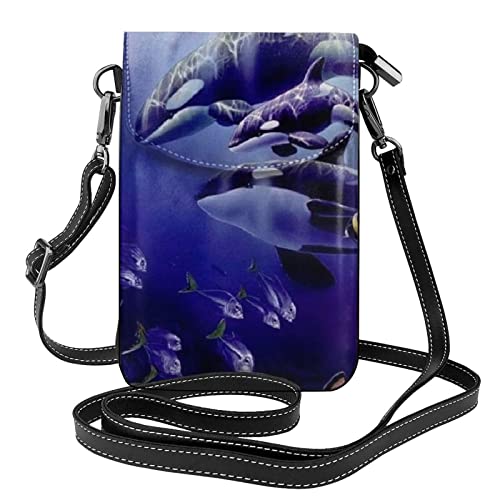 Sac à bandoulière poisson volant, petit sac à main et porte-monnaie