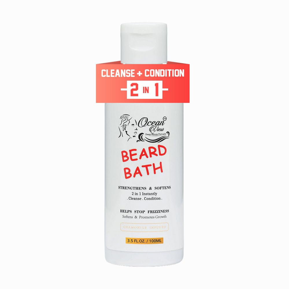 Beard Bath 2-in-1 Beard Wash & Conditioner, 3.5 fl oz
