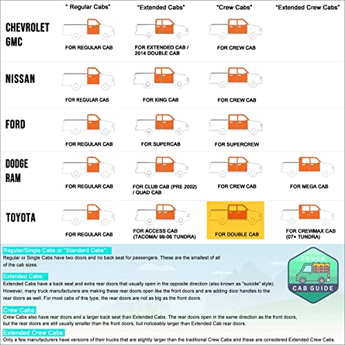 6 Inches Running Boards,Side Nerf Bars Compatible With Tundra Double Crew Cab 2007-2020,Chrome #TOP5