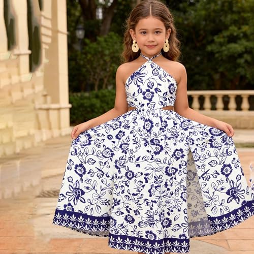 Robe bohème été aérienne et décontractée à motif fleuri - 4