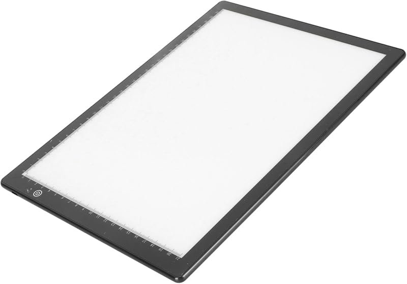 Caja de Luz con Visor de Diapositivas, Escáner de Caja de Luz A4 con 3 Niveles de Brillo Ajustables, Alimentación USB, Almohadilla de Luz A4, Almohadilla LED para Calcar Arte