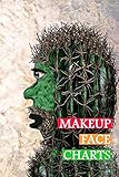  Makeup Face Charts: Blank Workbook Face Make-up Artist Chart Portfolio Notebook Journal For Professional or Amateur Practice  Cactus & Rose Cover