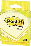 El bloc incluye 100 hojas Post-It 6820 - Notas adhesivas, 76 x 76 mm, color amarillo