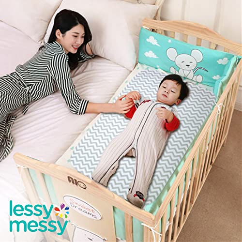 Lessy Messy Diaper Changing Mat - Travel Changing Pad-The Only Baby Changing Mat That Is Washer Dryer Safe Portable Changing Pad For Baby Extra Large Wipeable Changing Pad (Grey) #TOP7