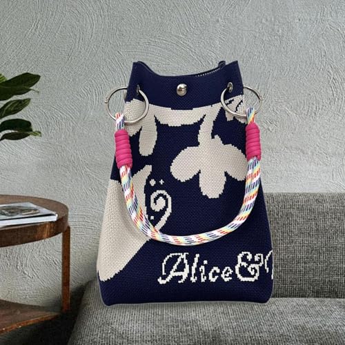 Sac à main tricoté portable de grande capacité pour ne plus manquer d'espace