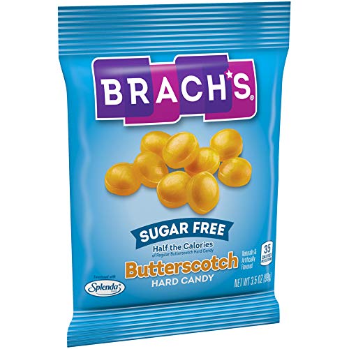 Brach's Sugar Free Butterscotch Hard Candy, 3.5 Ounce Peg Bag (Pack Of 12) #TOP2