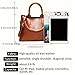 Pahajim Women Leather Handbags and Purses Top Handle Designer Tote Bags Satchel Bags for Women (grey)