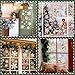 KESOTO 96PCS Christmas Decorations, Snowflake Window Clings, Glueless PVC Window Stickers for Indoor Christmas Décor, 10 Sheets