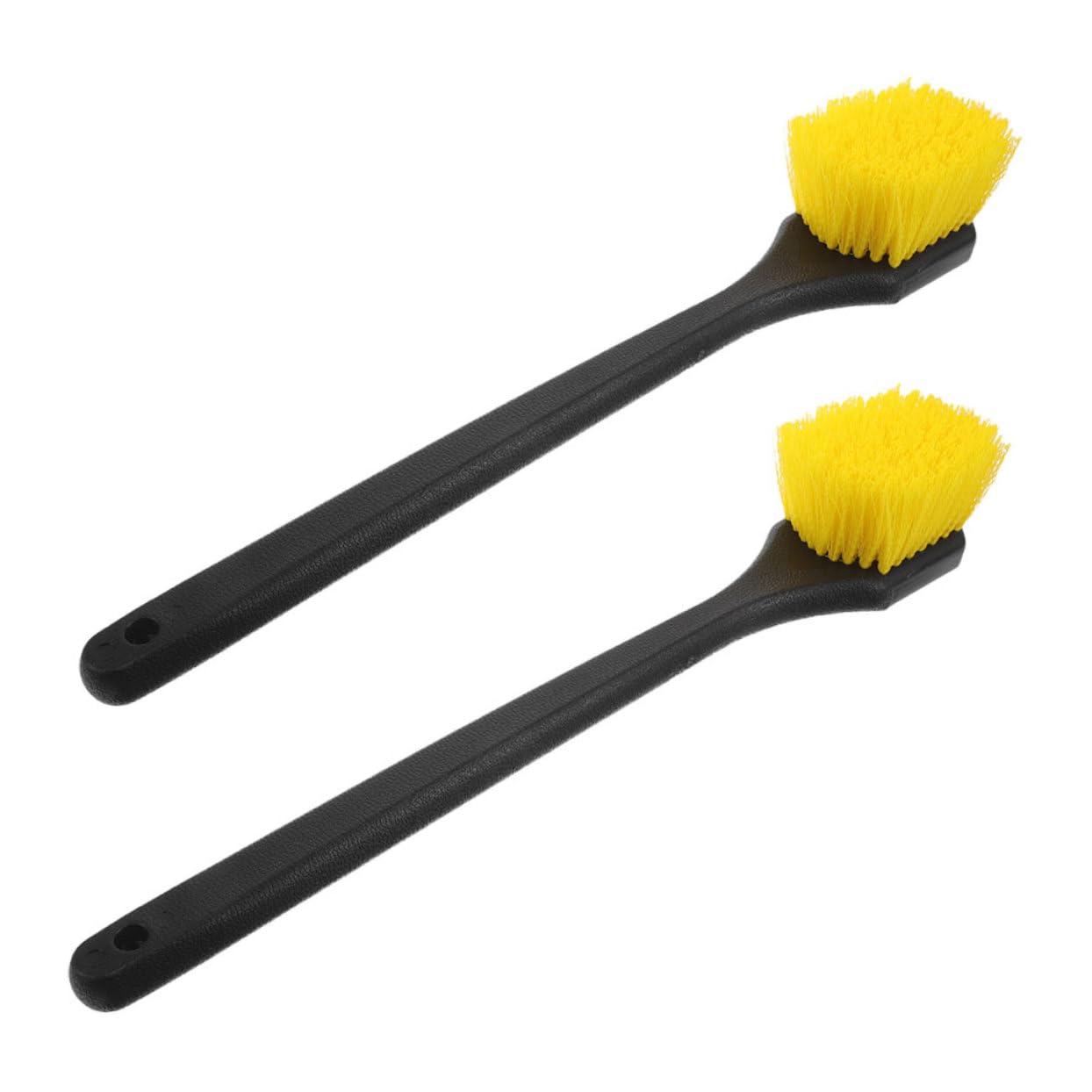 ABOOFAN 2pièces Brosse De Nettoyage pour Roues De Voiture Manche Long Lot pour Nettoyer Jantes Et Pneus De Voiture La Saleté Tenace