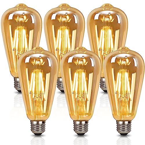 DGE LED Glühbirne E27 6W – Entspricht 60W, 2700K Warmweiß, 600LM, 3er-Pack, Nicht Dimmbar