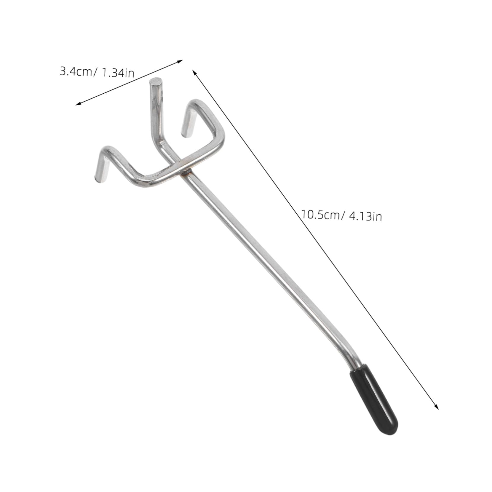 ERINGOGO 50Pcs Metal Pegboard Tool Hooks for Pegboard Organizer Accessories for Efficient Storage Garage Warehouse Supermarket and Workbench Use