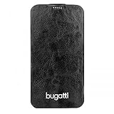 Adatto per Samsung Galaxy S5 Bugatti Ultra Thin Flip Cover Geneva Nero per Samsung Galaxy S5