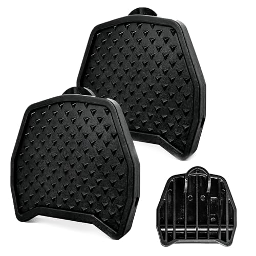 Adaptador Pedales Automaticos para Pedales SPD SL, Placa Conversora para Calas Shimano Carretera, Convierte Pedales Bicicleta de Ruta en Plataforma Plana para Uso Diario Set de 2