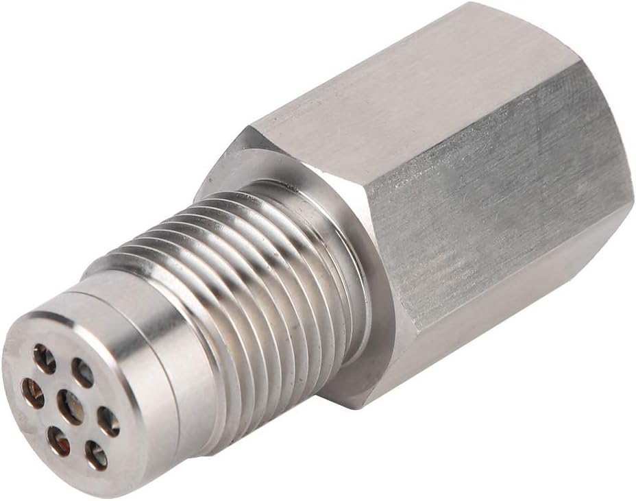 M18x1.5 O2 Sensor Spacer - Stainless Steel Oxygen Sensor Extender Adapter for Universal Car - Lambda Sensor Filter Spacer