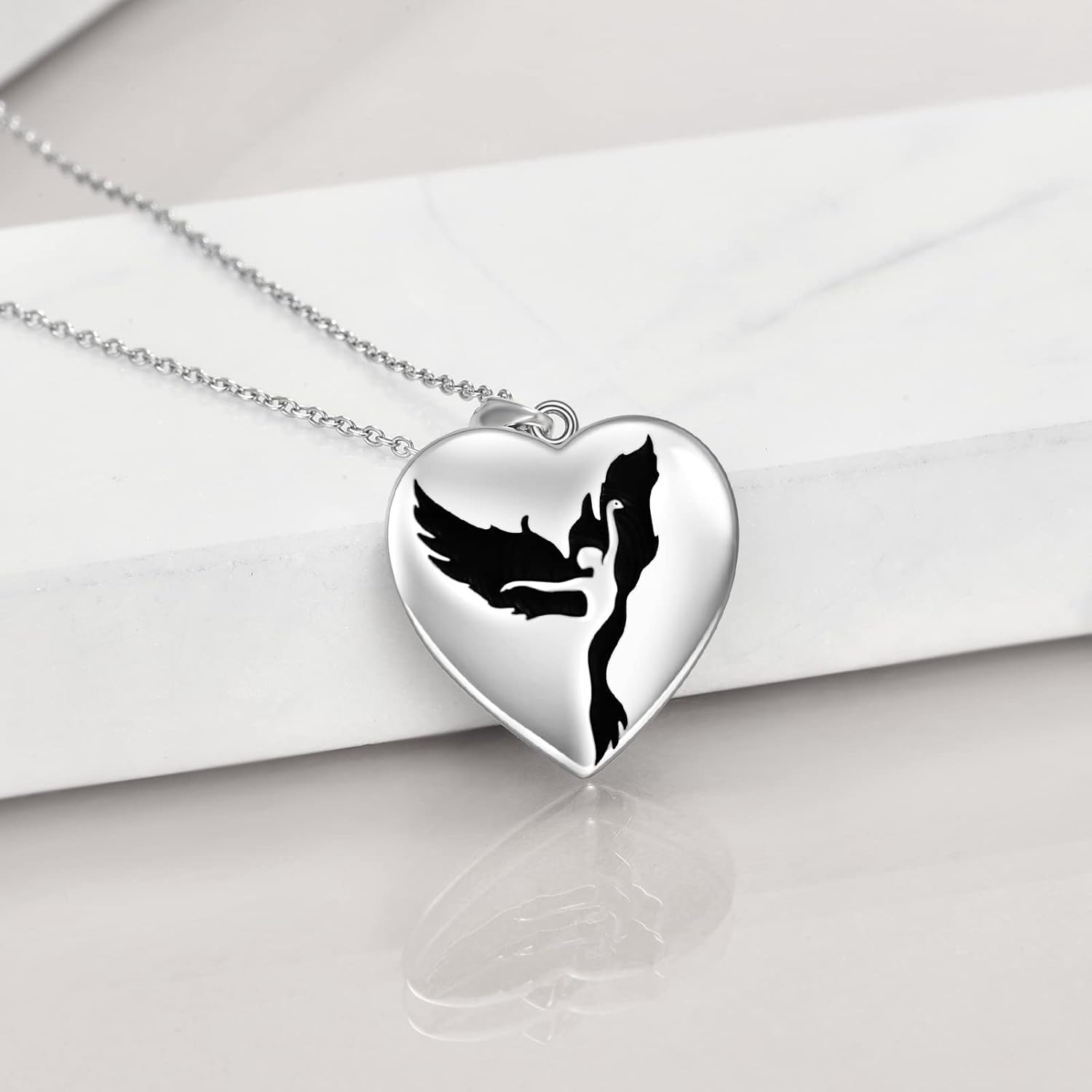 YAFEINI Phoenix Necklace Girls Pendant 925 Sterling Silver Jewelry Gifts for Women Girls - Image 3