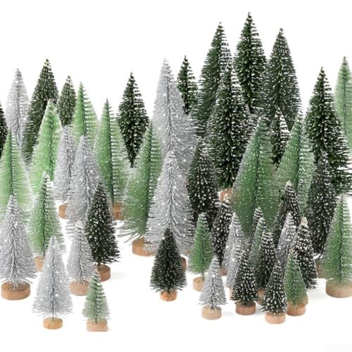 30Pcs Small Artificial Christmas Tree - Realistic Holiday Decor Home,