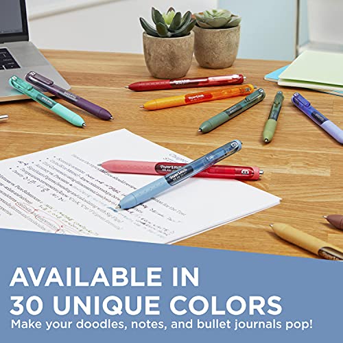 Paper Mate Inkjoy Gel Pens, Medium Point, Pure Blue, 12 Count #TOP3