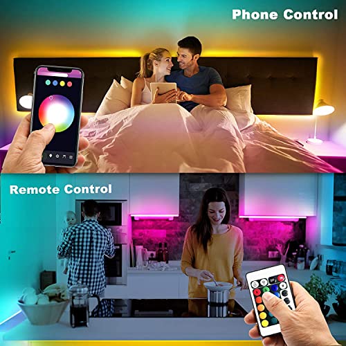 Dalattin Led Strip Lights 200Ft,Smart Wifi Led Lights,Tuya App Controlled Led Lights For Bedroom,Timing Setting&Sync With Music,Work With Alexa Google Assistant(4 Rolls Of 50 Ft) #TOP2