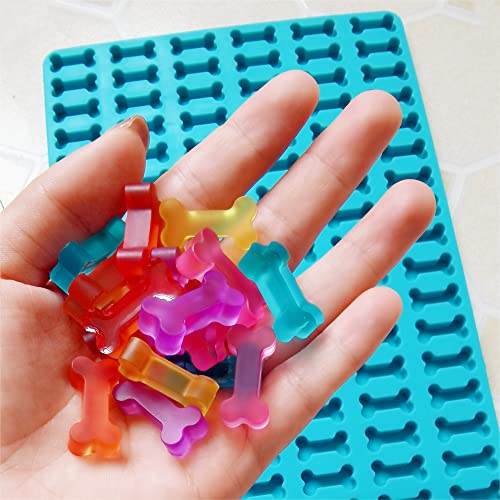Sofliym Dog Treat Molds Mini Dog Bone Silicone Molds, Dog Treat Maker Dog Biscuit Molds With Scraper (1 Pcs Mini Bone) #TOP4