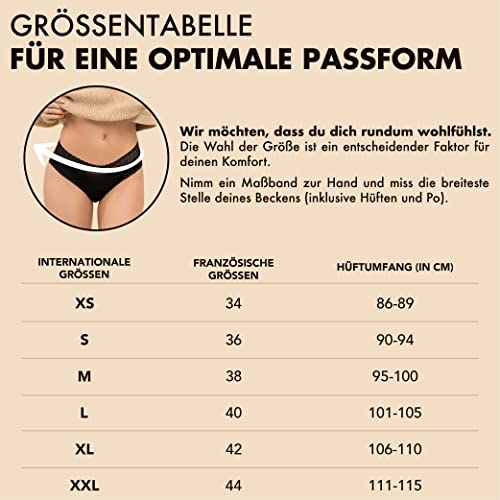 Periodenunterwäsche Zenaphyr 3-teiliges Set aus Bio-Baumwolle