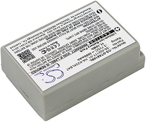 Cameron Sino Battery for Casio DT-X200, DT-X200-10E, DT-X200-20E, DT-X8, DT-X8-10C, DT-X8-10C-CN, DT-X8-10E, DT-X8-10J, DT-X8-20C, DT-X8-20E, DT-X8-20J PN:Casio 55-002177-01, HA-K23XLBAT 3000mAh